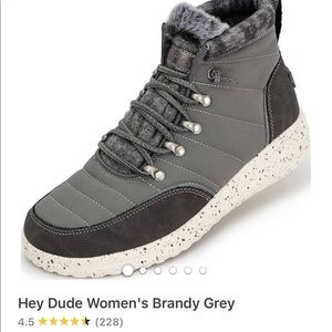 Women's hey dude brandy boots size 10 - Gray-nwbox